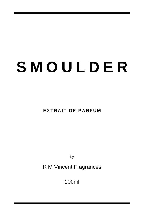 SMOULDER - Extrait de Parum - 100ml / 3.4oz spray bottle